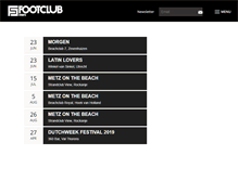 Tablet Screenshot of footclub.nl